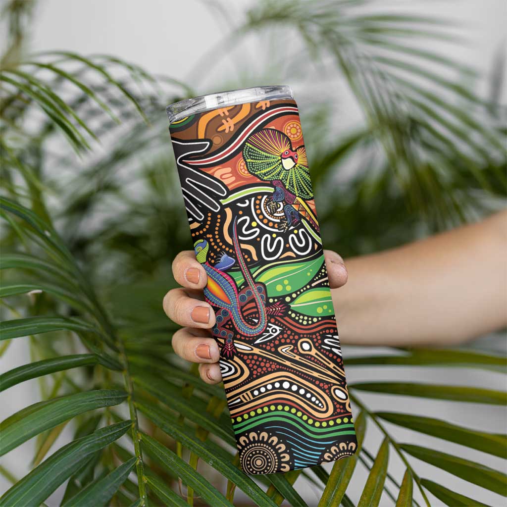 Thriving Together NAIDOC 2025 Skinny Tumbler Aboriginal Indigenous Art