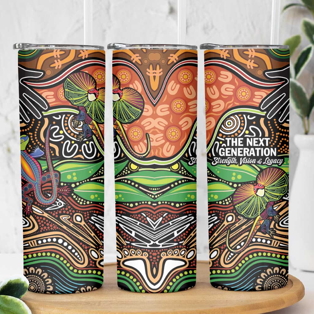 Thriving Together NAIDOC 2025 Skinny Tumbler Aboriginal Indigenous Art
