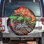 Thriving Together NAIDOC 2025 Spare Tire Cover Aboriginal Indigenous Art