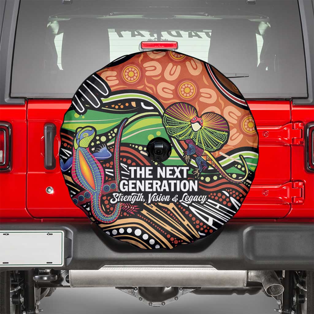 Thriving Together NAIDOC 2025 Spare Tire Cover Aboriginal Indigenous Art