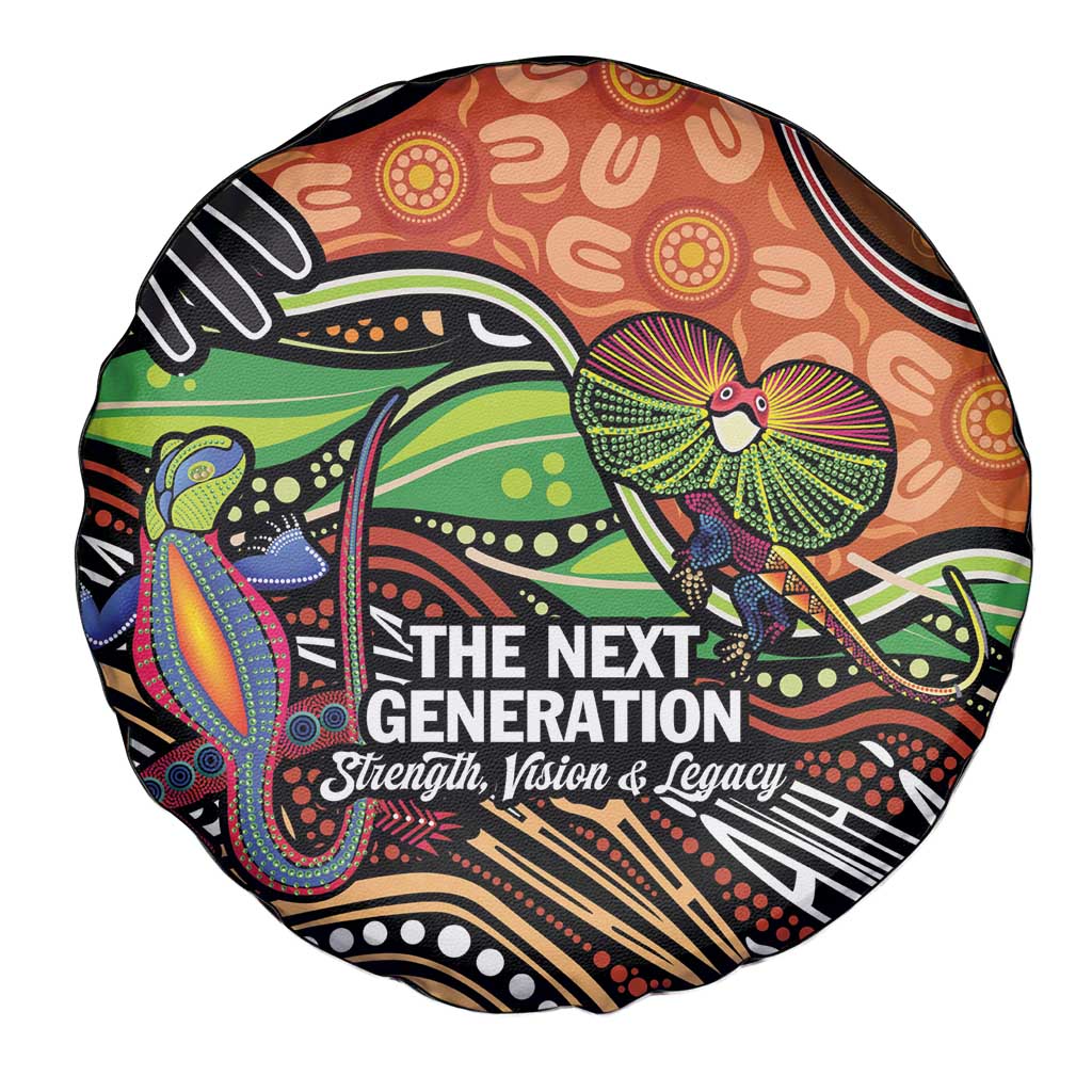 Thriving Together NAIDOC 2025 Spare Tire Cover Aboriginal Indigenous Art