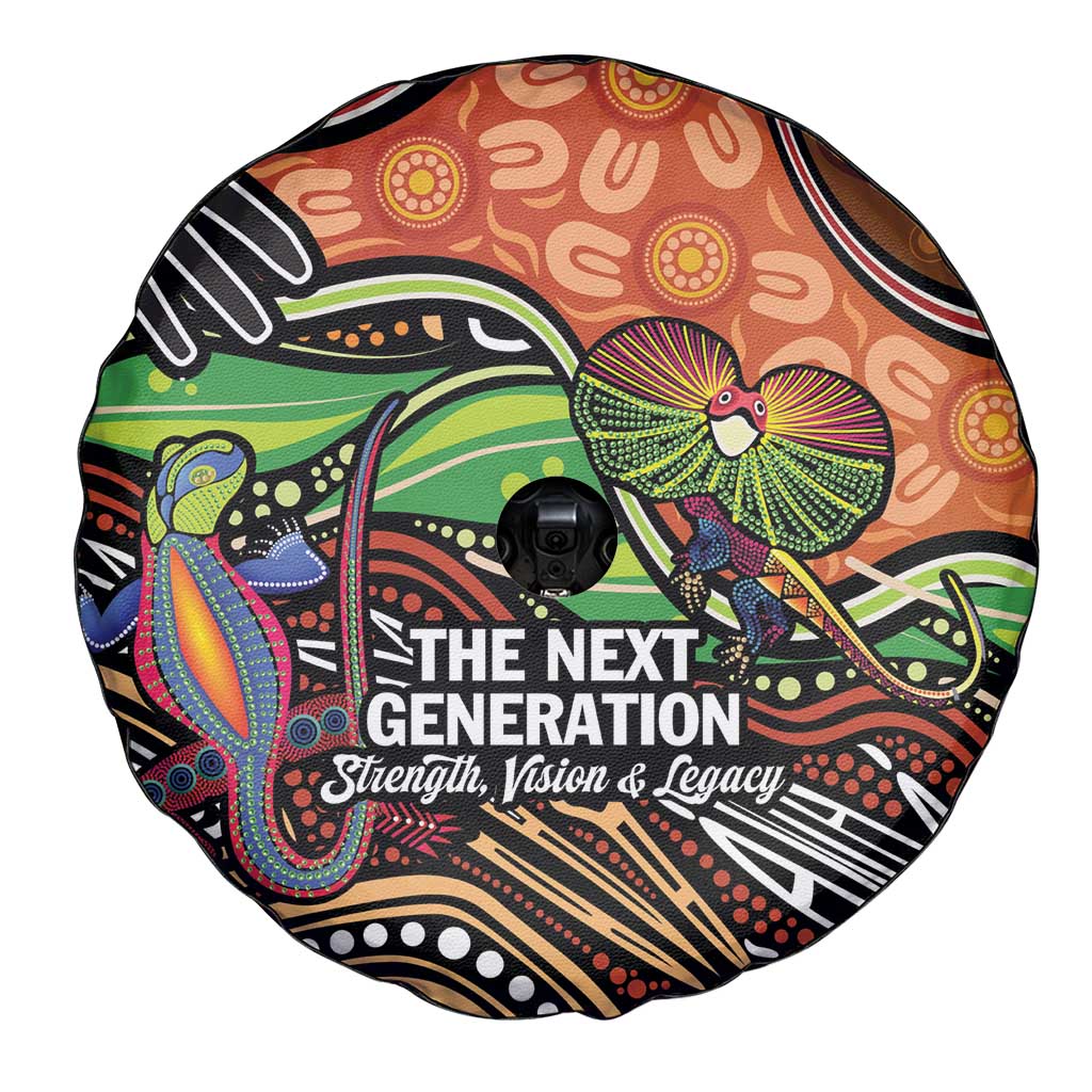 Thriving Together NAIDOC 2025 Spare Tire Cover Aboriginal Indigenous Art