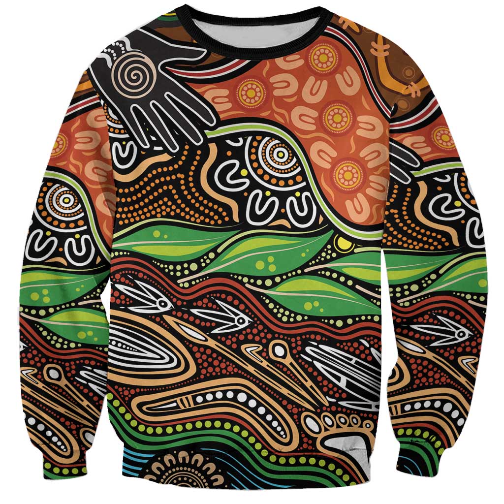Thriving Together NAIDOC 2025 Sweatshirt Aboriginal Indigenous Art