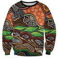 Thriving Together NAIDOC 2025 Sweatshirt Aboriginal Indigenous Art