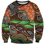 Thriving Together NAIDOC 2025 Sweatshirt Aboriginal Indigenous Art