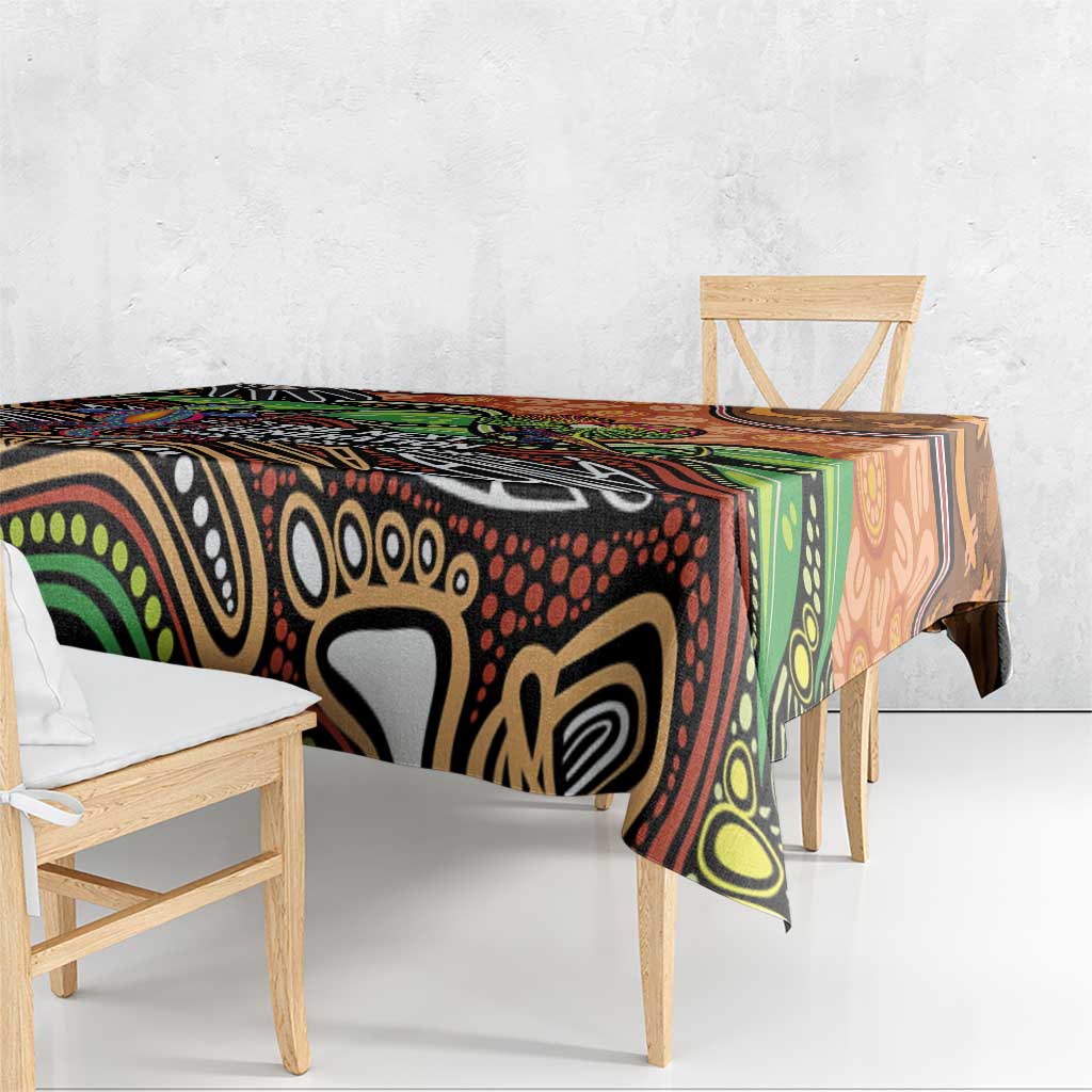 Thriving Together NAIDOC 2025 Tablecloth Aboriginal Indigenous Art