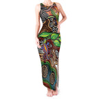 Thriving Together NAIDOC 2025 Tank Maxi Dress Aboriginal Indigenous Art