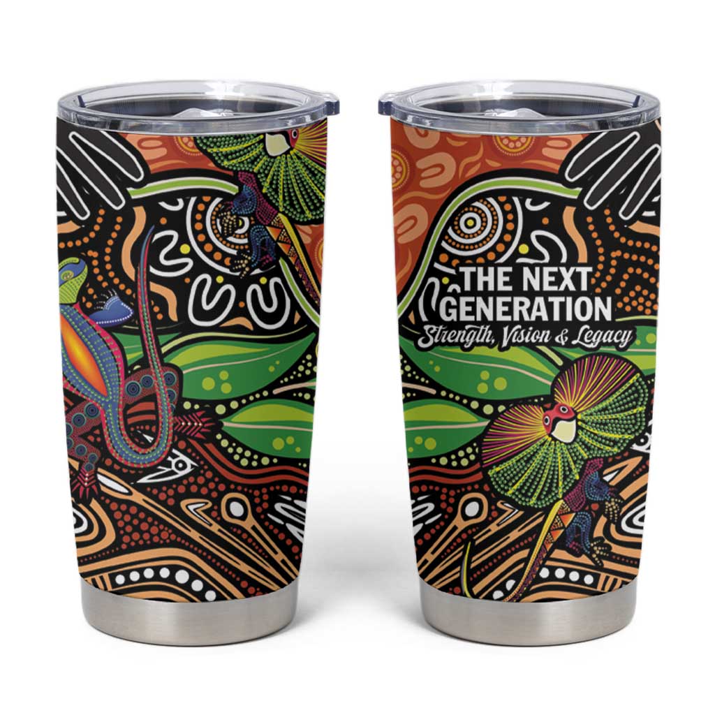 Thriving Together NAIDOC 2025 Tumbler Cup Aboriginal Indigenous Art