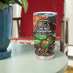Thriving Together NAIDOC 2025 Tumbler Cup Aboriginal Indigenous Art