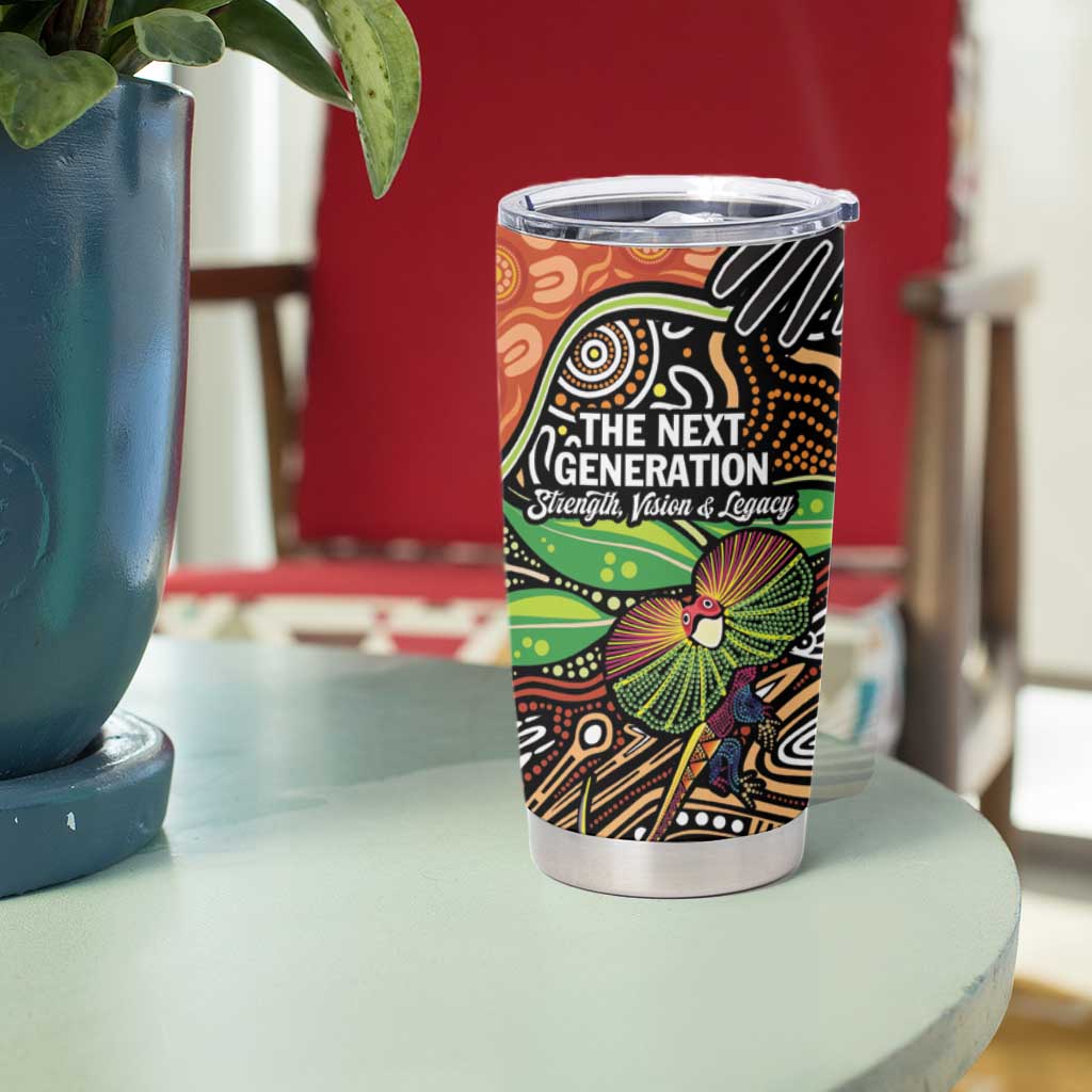 Thriving Together NAIDOC 2025 Tumbler Cup Aboriginal Indigenous Art