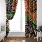 Thriving Together NAIDOC 2025 Window Curtain Aboriginal Indigenous Art