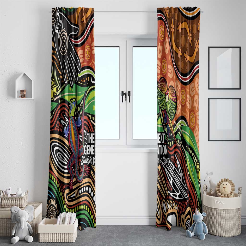 Thriving Together NAIDOC 2025 Window Curtain Aboriginal Indigenous Art