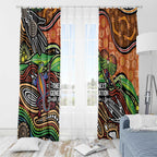 Thriving Together NAIDOC 2025 Window Curtain Aboriginal Indigenous Art