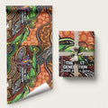 Thriving Together NAIDOC 2025 Wrapping Paper Aboriginal Indigenous Art - Aussie Hoodie