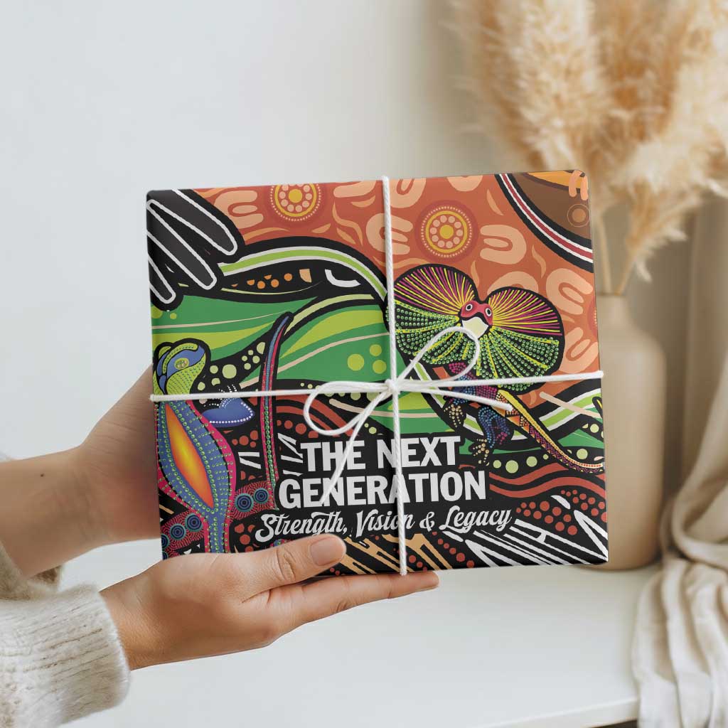 Thriving Together NAIDOC 2025 Wrapping Paper Aboriginal Indigenous Art - Aussie Hoodie