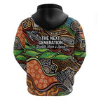 Thriving Together NAIDOC 2025 Zip Hoodie Aboriginal Indigenous Art
