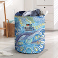 NAIDOC Week 2026 Laundry Basket Dreaming of Whales Aboriginal Dot Art