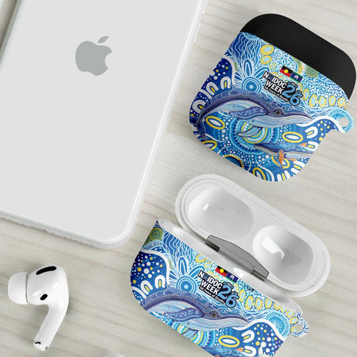 NAIDOC Week 2026 AirPods Case Dreaming of Whales Aboriginal Dot Art