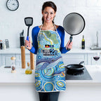 NAIDOC Week 2026 Apron Dreaming of Whales Aboriginal Dot Art