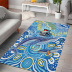 NAIDOC Week 2026 Area Rug Dreaming of Whales Aboriginal Dot Art