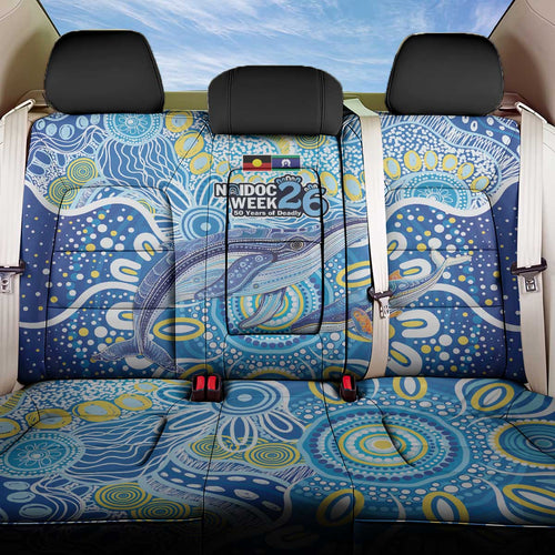 NAIDOC Week 2026 Back Car Seat Cover Dreaming of Whales Aboriginal Dot Art