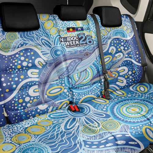 NAIDOC Week 2026 Back Car Seat Cover Dreaming of Whales Aboriginal Dot Art
