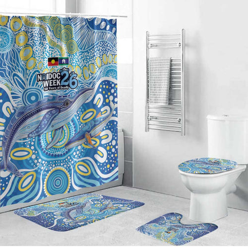 NAIDOC Week 2026 Bathroom Set Dreaming of Whales Aboriginal Dot Art