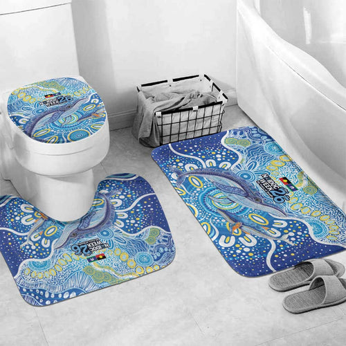 NAIDOC Week 2026 Bathroom Set Dreaming of Whales Aboriginal Dot Art