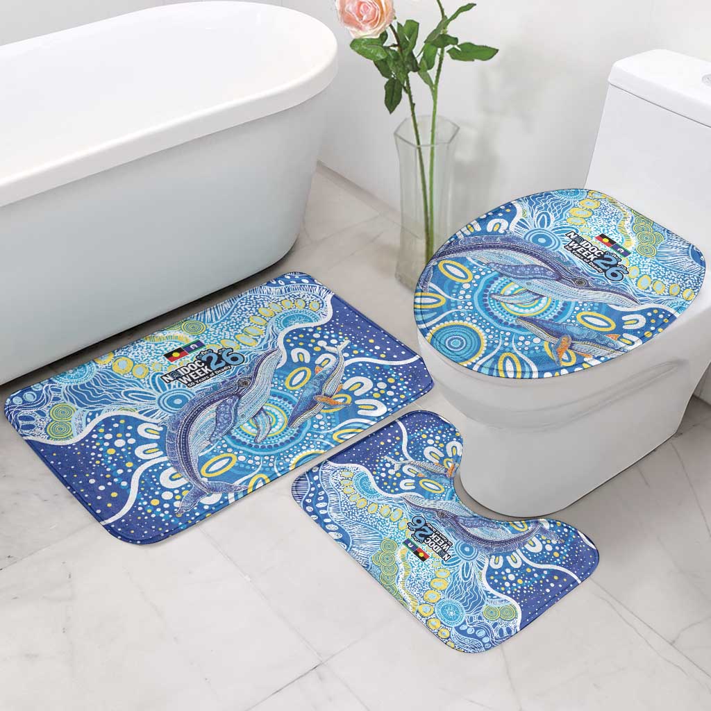 NAIDOC Week 2026 Bathroom Set Dreaming of Whales Aboriginal Dot Art