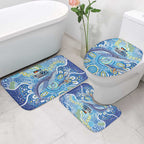 NAIDOC Week 2026 Bathroom Set Dreaming of Whales Aboriginal Dot Art