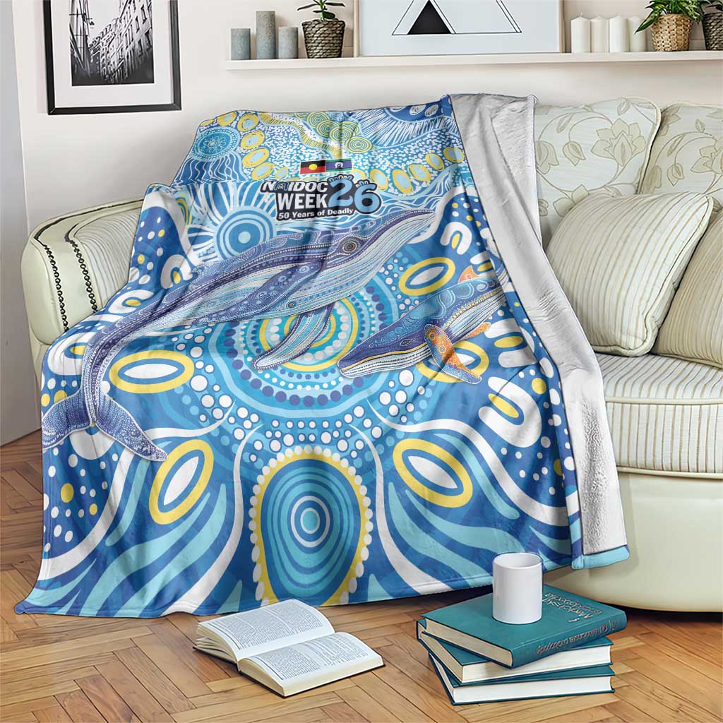 NAIDOC Week 2026 Blanket Dreaming of Whales Aboriginal Dot Art