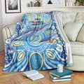 NAIDOC Week 2026 Blanket Dreaming of Whales Aboriginal Dot Art