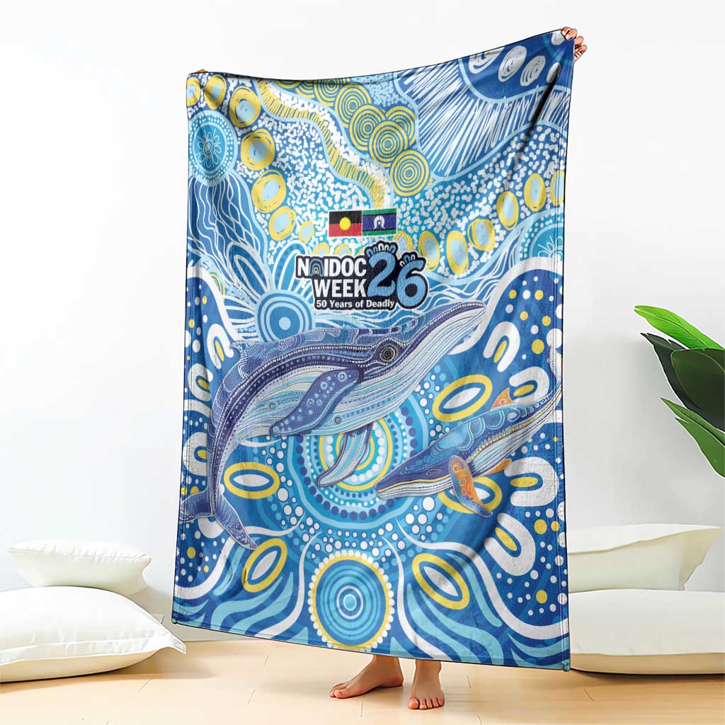 NAIDOC Week 2026 Blanket Dreaming of Whales Aboriginal Dot Art
