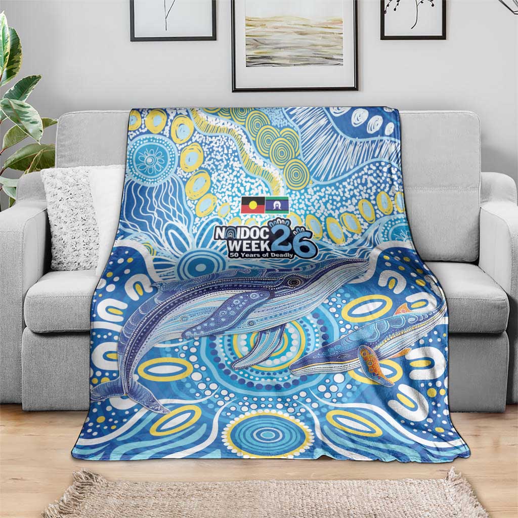 NAIDOC Week 2026 Blanket Dreaming of Whales Aboriginal Dot Art