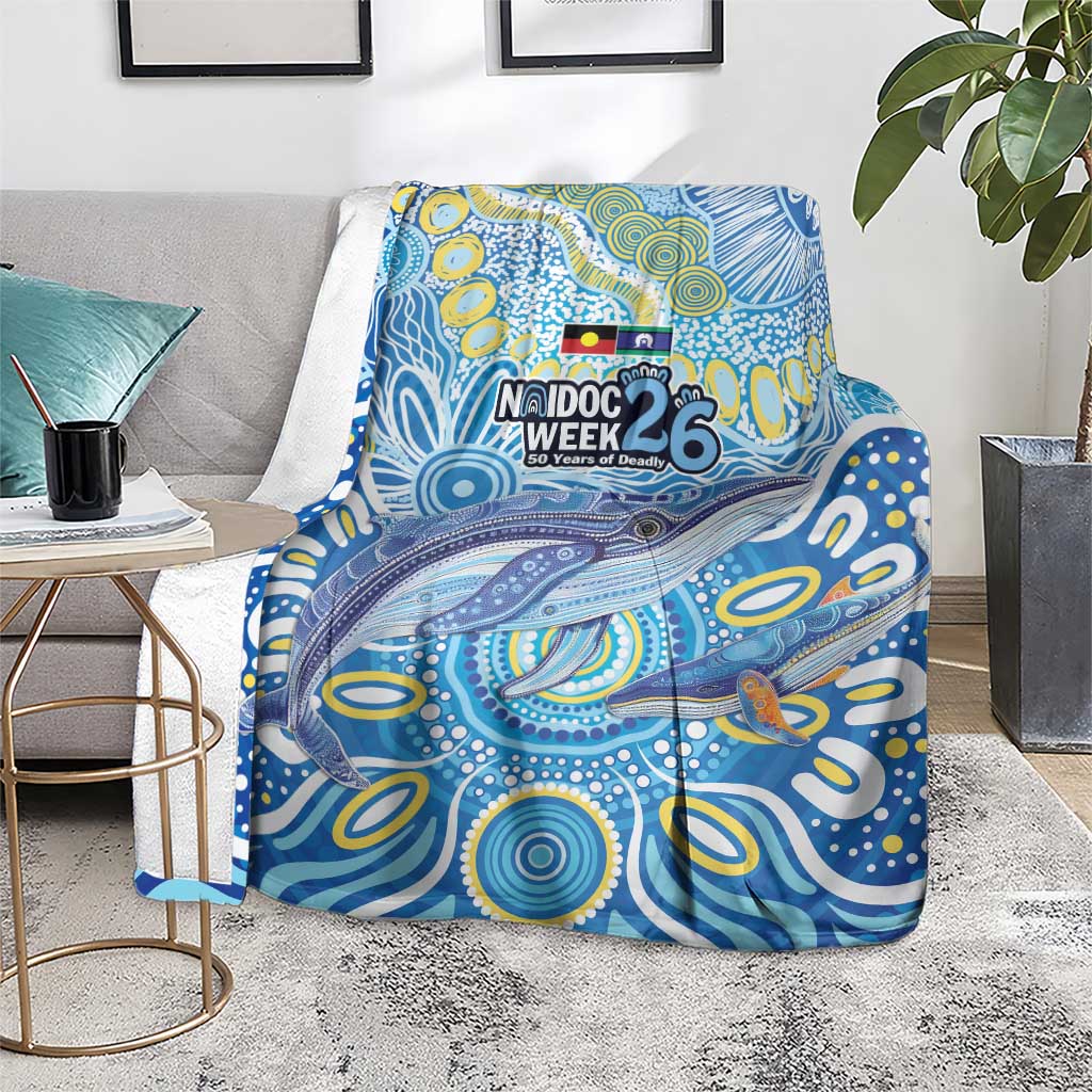 NAIDOC Week 2026 Blanket Dreaming of Whales Aboriginal Dot Art