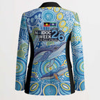 NAIDOC Week 2026 Blazer Dreaming of Whales Aboriginal Dot Art