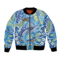 NAIDOC Week 2026 Bomber Jacket Dreaming of Whales Aboriginal Dot Art