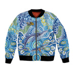 NAIDOC Week 2026 Bomber Jacket Dreaming of Whales Aboriginal Dot Art