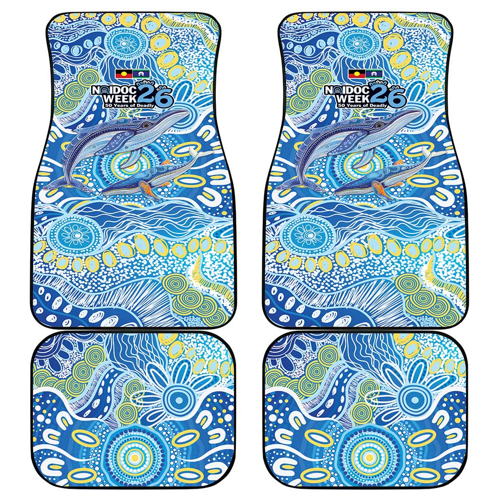 NAIDOC Week 2026 Car Mats Dreaming of Whales Aboriginal Dot Art
