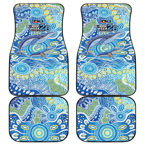 NAIDOC Week 2026 Car Mats Dreaming of Whales Aboriginal Dot Art