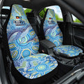 NAIDOC Week 2026 Car Seat Cover Dreaming of Whales Aboriginal Dot Art