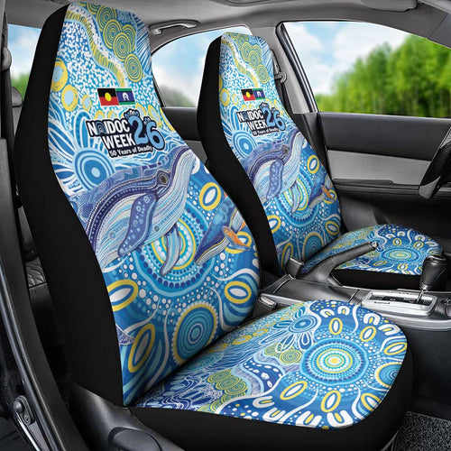 NAIDOC Week 2026 Car Seat Cover Dreaming of Whales Aboriginal Dot Art