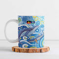 NAIDOC Week 2026 Ceramic Mug Dreaming of Whales Aboriginal Dot Art