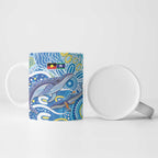 NAIDOC Week 2026 Ceramic Mug Dreaming of Whales Aboriginal Dot Art