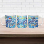 NAIDOC Week 2026 Ceramic Mug Dreaming of Whales Aboriginal Dot Art
