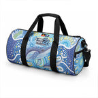 NAIDOC Week 2026 Duffle Bag Dreaming of Whales Aboriginal Dot Art