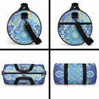 NAIDOC Week 2026 Duffle Bag Dreaming of Whales Aboriginal Dot Art
