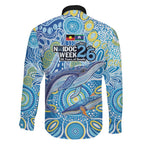 NAIDOC Week 2026 Family Matching Puletasi and Hawaiian Shirt Dreaming of Whales Aboriginal Dot Art