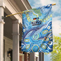 NAIDOC Week 2026 Garden Flag Dreaming of Whales Aboriginal Dot Art