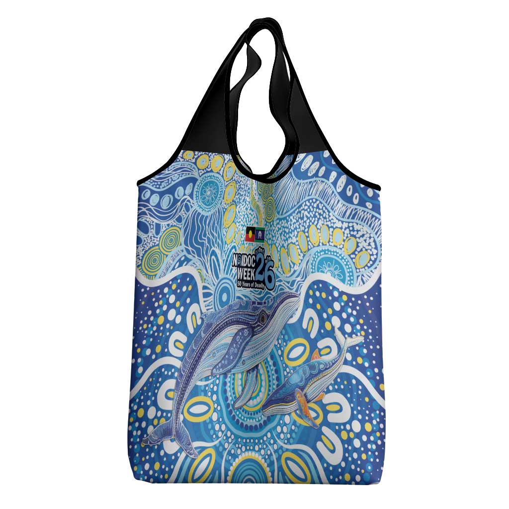 NAIDOC Week 2026 Grocery Bag Dreaming of Whales Aboriginal Dot Art